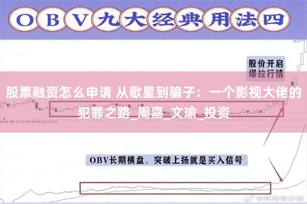 股票融资怎么申请 从歌星到骗子：一个影视大佬的犯罪之路_周嘉_文瑜_投资