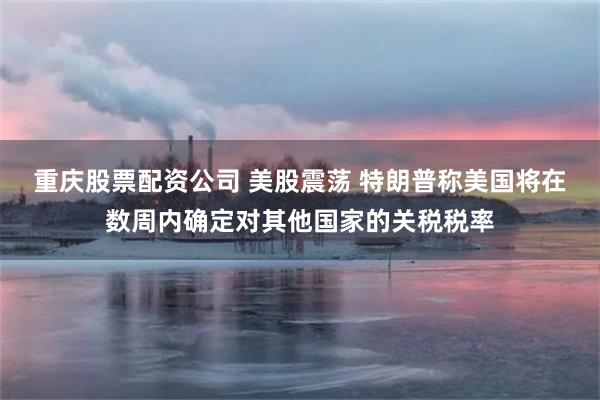 重庆股票配资公司 美股震荡 特朗普称美国将在数周内确定对其他国家的关税税率