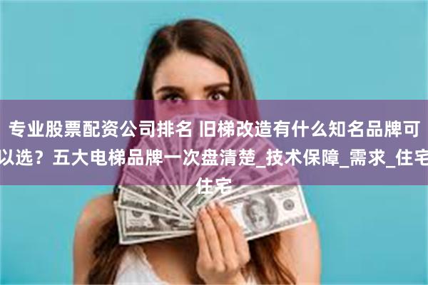 专业股票配资公司排名 旧梯改造有什么知名品牌可以选？五大电梯品牌一次盘清楚_技术保障_需求_住宅