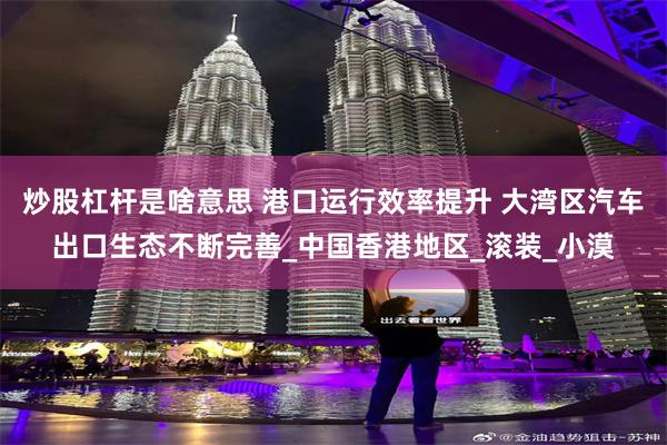 炒股杠杆是啥意思 港口运行效率提升 大湾区汽车出口生态不断完善_中国香港地区_滚装_小漠