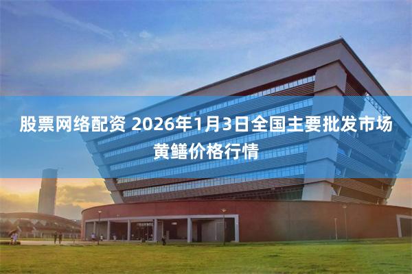 股票网络配资 2026年1月3日全国主要批发市场黄鳝价格行情